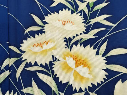 平和屋着物＊夏物　訪問着　絽　草花文　正絹　逸品　CABH7635ze
