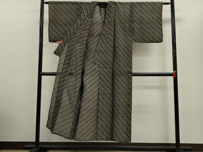 平和屋着物＊夏物　本場琉球絣　夏琉球　吉祥文　正絹　逸品　CABH7637ze