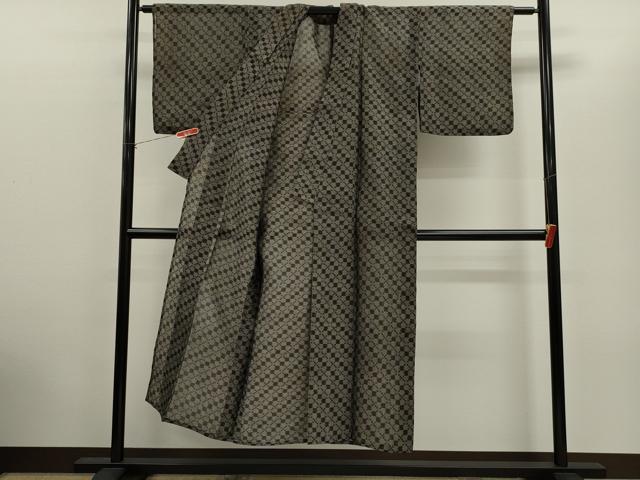 平和屋着物＊夏物　本場琉球絣　夏琉球　吉祥文　正絹　逸品　CABH7637ze