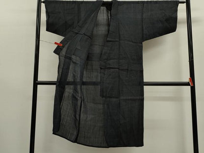 平和屋着物＊男性　夏物　重要無形文化財　本場宮古上布　吉祥文　苧麻　逸品　CABH7639ze