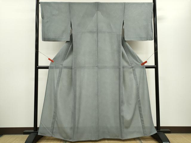 平和屋着物＊夏物　江戸小紋　絽　鮫小紋柄　正絹　逸品　CABH7652ze