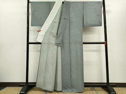 平和屋着物＊夏物　江戸小紋　絽　鮫小紋柄　正絹　逸品　CABH7652ze