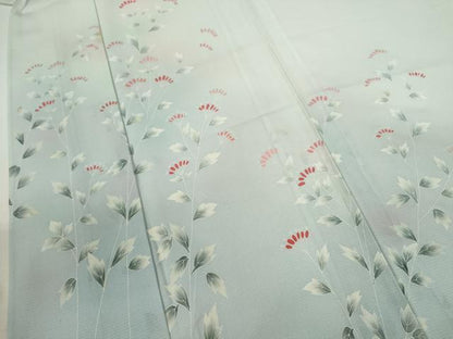 平和屋着物＊夏物　訪問着　絽　枝花文　暈し染め　正絹　逸品　CABH7670ze