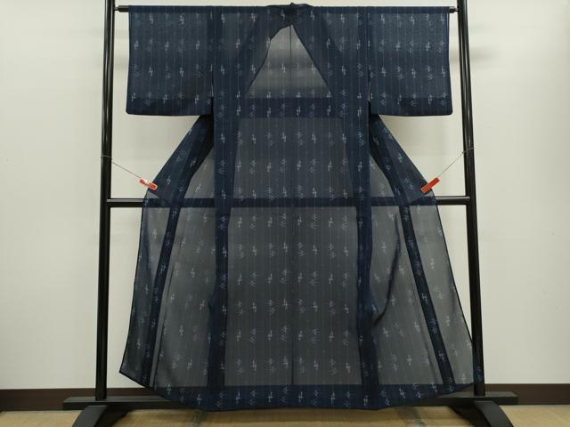 平和屋着物＊夏物　本場琉球絣　夏琉球　鈴乃屋扱い　正絹　逸品　CABH7674ze