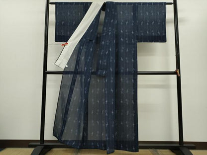 平和屋着物＊夏物　本場琉球絣　夏琉球　鈴乃屋扱い　正絹　逸品　CABH7674ze