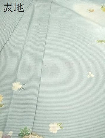 平和屋着物＊夏物　訪問着　絽　松竹梅雪輪重ね草花文　暈し染め　金彩　正絹　逸品　CABH7675ze