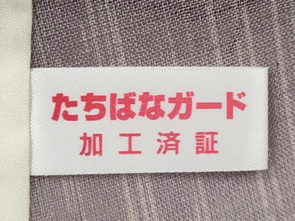 平和屋着物＊洛楽人工房　国兼屋　夏物　訪問着　紗紬　流水舞桜文　銀彩　正絹　逸品　CABH7677ze