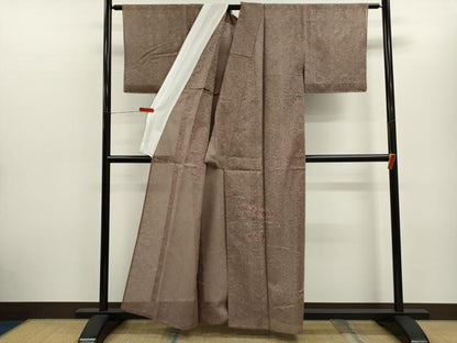 平和屋着物＊夏物　色留袖　刺繍　花唐草紋紗　流水文　正絹　逸品　未使用　CABH7681ze　