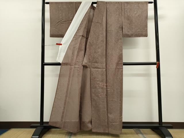 平和屋着物＊夏物　色留袖　刺繍　花唐草紋紗　流水文　正絹　逸品　未使用　CABH7681ze　
