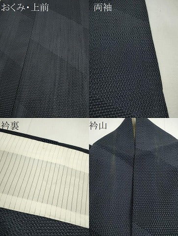 平和屋着物＊夏物　紗紬　100亀甲　切嵌吉祥文　正絹　逸品　CABH7684ze