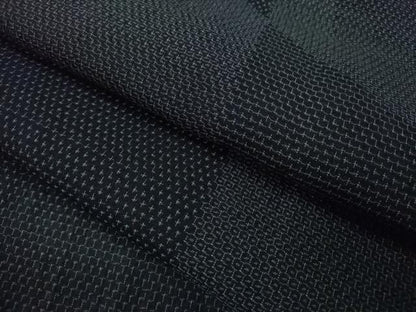 平和屋着物＊夏物　紗紬　100亀甲　切嵌吉祥文　正絹　逸品　CABH7684ze