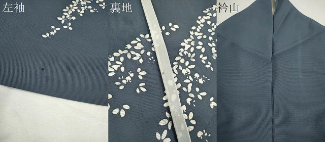平和屋着物＊夏物　訪問着　絽　舞花文　金彩　正絹　逸品　CABH7687ze