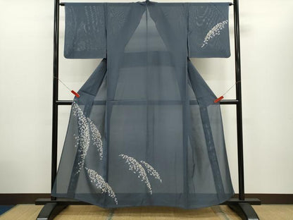 平和屋着物＊夏物　訪問着　絽　舞花文　金彩　正絹　逸品　CABH7687ze