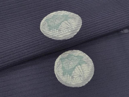 平和屋着物＊夏物　小紋　絽　鞠枝梅文　正絹　逸品　CABH7693ze