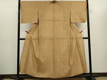 平和屋着物＊夏物　本場大島紬　夏大島　吉祥文　正絹　逸品　CABH7712ze