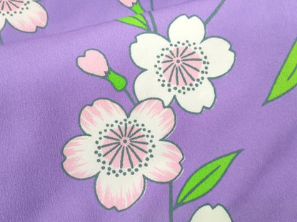 平和屋本店●お引きずり・お引き摺り・引き振袖　結婚式　和装　芸妓　舞妓　芸者　枝桜文　衣装　洗える着物　CABH7717ze