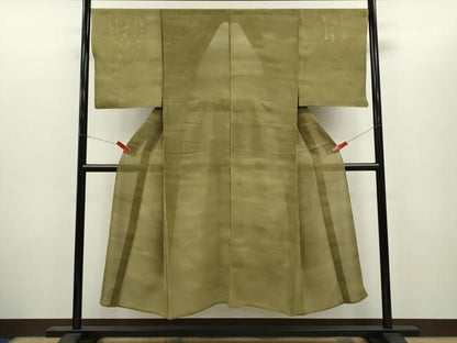 平和屋着物＊虹色創家　本郷大田子　夏物　男性　小紋　絽　大田子そめ　暈し染め　正絹　逸品　CABH7732ze