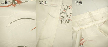 平和屋着物＊夏物　小紋　絽　草花文　正絹　逸品　未使用　CABH7746ze