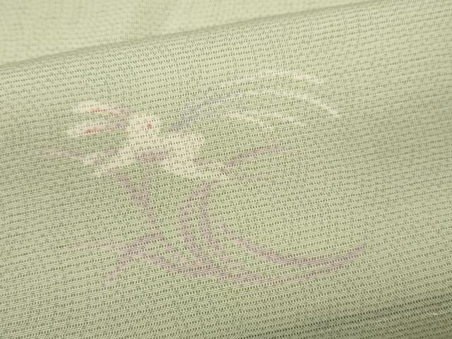 平和屋着物＊夏物　小紋　絽　兎　正絹　逸品　CABH7753ze