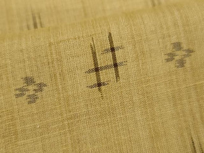 平和屋着物＊夏物　夏琉球　紗紬　琉球絣文様　正絹　逸品　CABH7756ze
