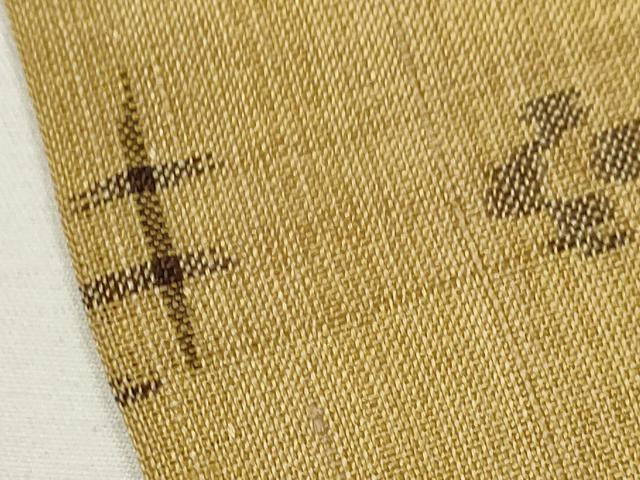 平和屋着物＊夏物　夏琉球　紗紬　琉球絣文様　正絹　逸品　CABH7756ze