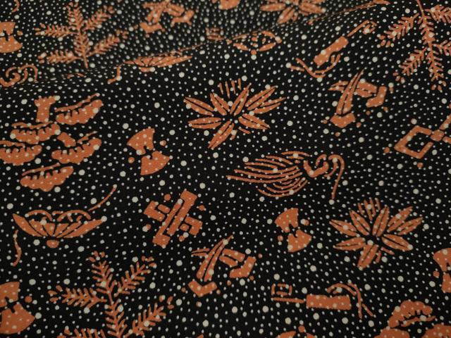 平和屋着物■上質な小紋　宝尽くし　黒地　正絹　逸品　CABH7765ze