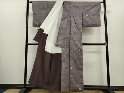 平和屋着物■上質な紬　吉祥文　正絹　逸品　CABH7774ze