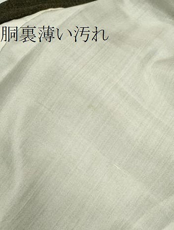 平和屋着物■男性　紬地　霞文　正絹　逸品　CABH7783ze