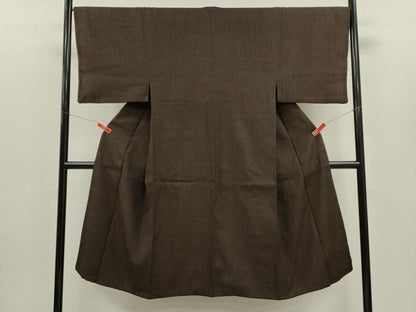 平和屋着物■男性　紬地　霞文　正絹　逸品　CABH7783ze