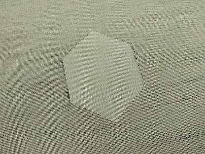 平和屋着物■上質な紬　亀甲文　正絹　逸品　CABH7786ze