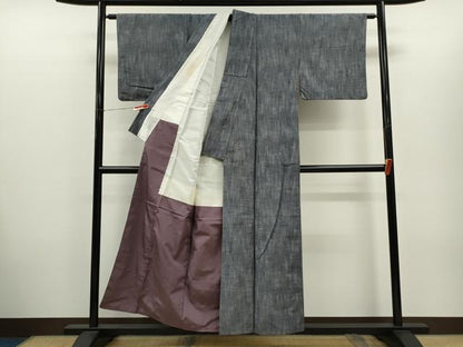 平和屋着物■上質な紬　霞文　正絹　逸品　CABH7787ze