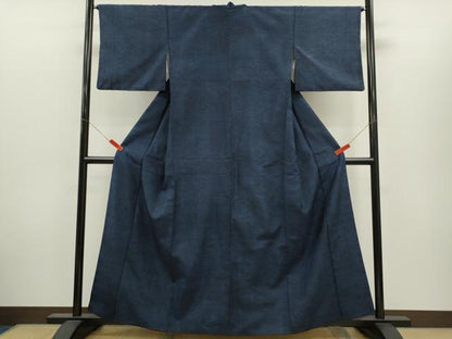 平和屋着物■上質な小紋　紬地　御所解文　正絹　逸品　CABH7788ze