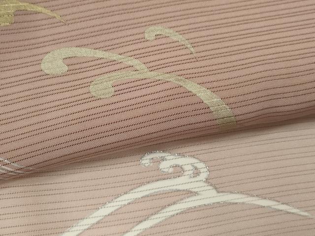平和屋着物＊夏物　訪問着　変わり絽　立波文　暈し染め　金銀彩　正絹　逸品　CABH7793ze