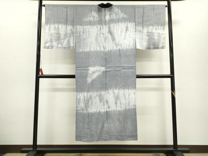 平和屋着物＊夏物　男性　長襦袢　絞り　吉祥文　麻　逸品　CABH7794ze