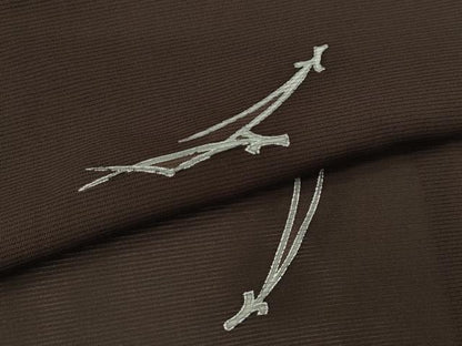 平和屋着物＊夏物　小紋　絽　こぼれ松葉　銀彩　正絹　逸品　CABH7795ze