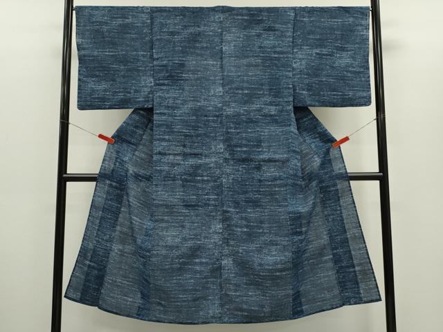 平和屋着物＊夏物 男性 小紋 紗 霞文 交織 CABH7802ze