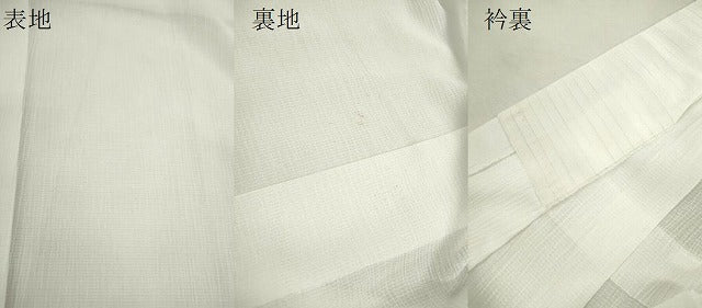 平和屋着物＊夏物　長襦袢　絽縮緬　洗える着物　CABH7808ze