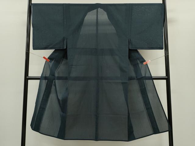 平和屋着物＊夏物　紗紬　霞文　正絹　逸品　CABH7815ze