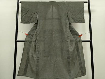 平和屋着物＊夏物　小紋　紗　鹿の子文　CABH7830ze