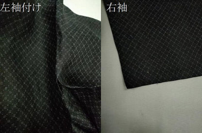平和屋着物＊夏物　重要無形文化財　本場宮古上布　格子　苧麻　逸品　CABH7831ze