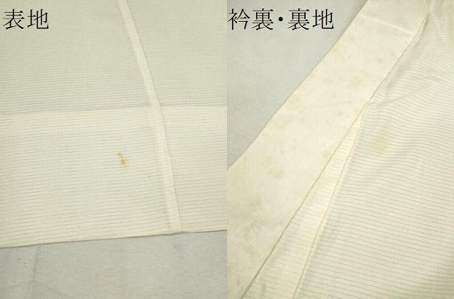 平和屋着物＊夏物　長襦袢　絽　正絹　逸品　CABH7833ze