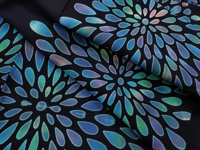 平和屋着物∴夏物　浴衣　注染　花火　手縫い　綿　逸品　CABH7863ze