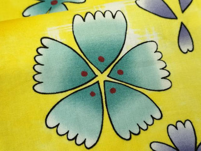 平和屋着物∴夏物　浴衣　撫子　綿　逸品　CABH7883ze