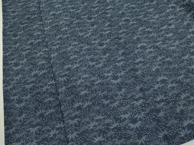 平和屋着物∴夏物　浴衣　綿絽　注染　笹文　綿　逸品　CABH7890ze