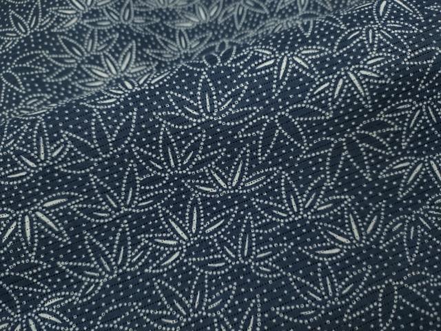 平和屋着物∴夏物　浴衣　綿絽　注染　笹文　綿　逸品　CABH7890ze