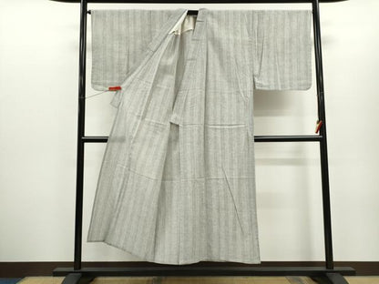 平和屋着物∴男性　夏物　浴衣　縞　綿　逸品　CABH7895ze