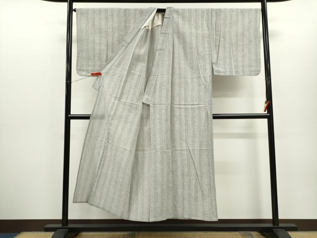 平和屋着物∴男性　夏物　浴衣　縞　綿　逸品　CABH7895ze