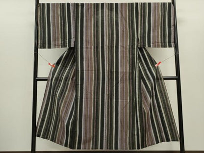 平和屋着物∴男性　夏物　浴衣　縞　綿　逸品　CABH7903ze