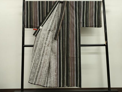 平和屋着物∴男性　夏物　浴衣　縞　綿　逸品　CABH7903ze