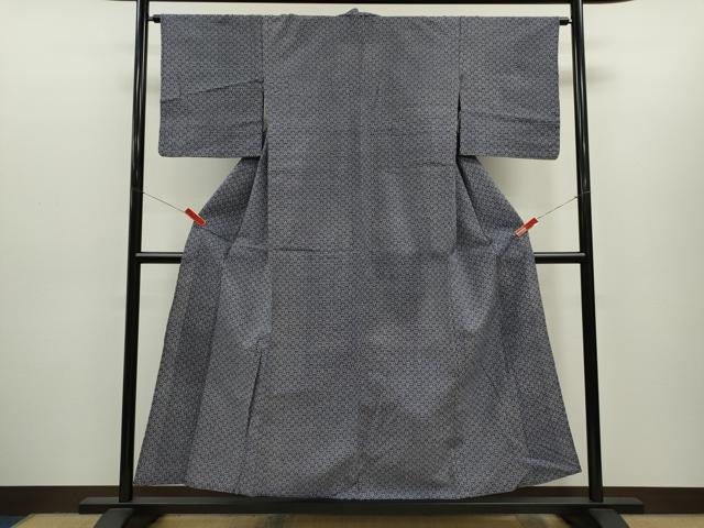 平和屋着物∴夏物　浴衣　リップル生地　毘沙門亀甲　綿　逸品　CABH7906ze